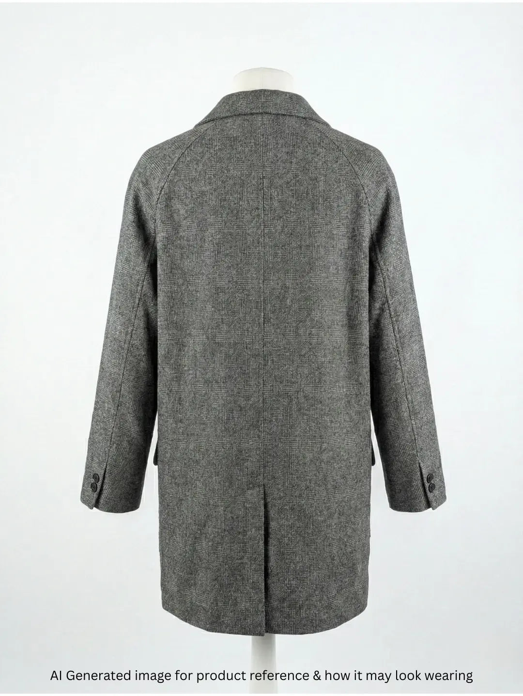 Custome Tailored Men Mid Long Coat