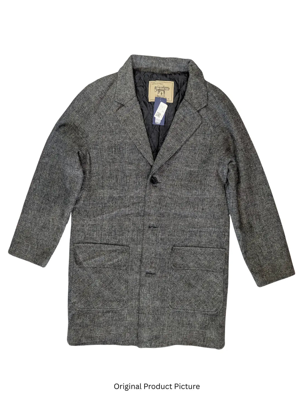 Custome Tailored Men Mid Long Coat