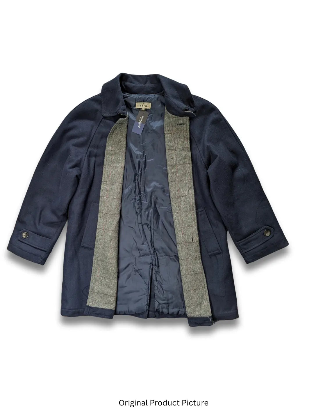 Ecru Men Short Coat
