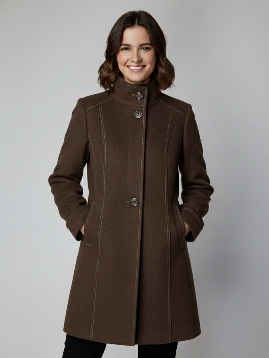 Elema Women's Wool Long Coat