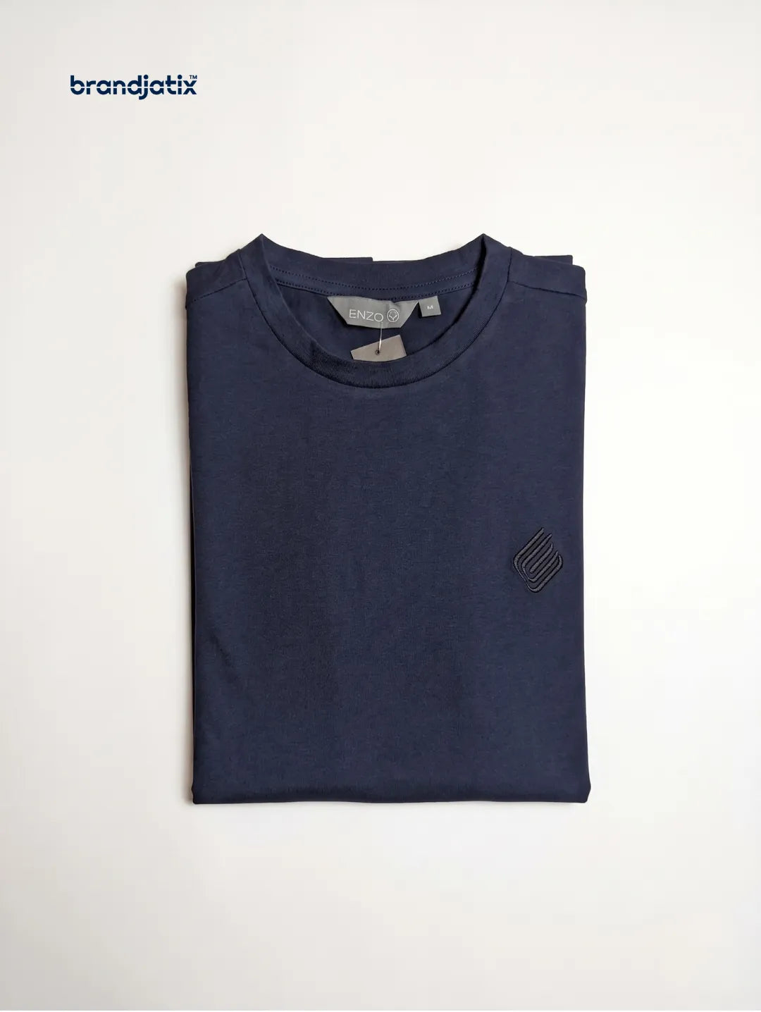 Enzo Men’s Regular fit T-Shirt – Navy Blue