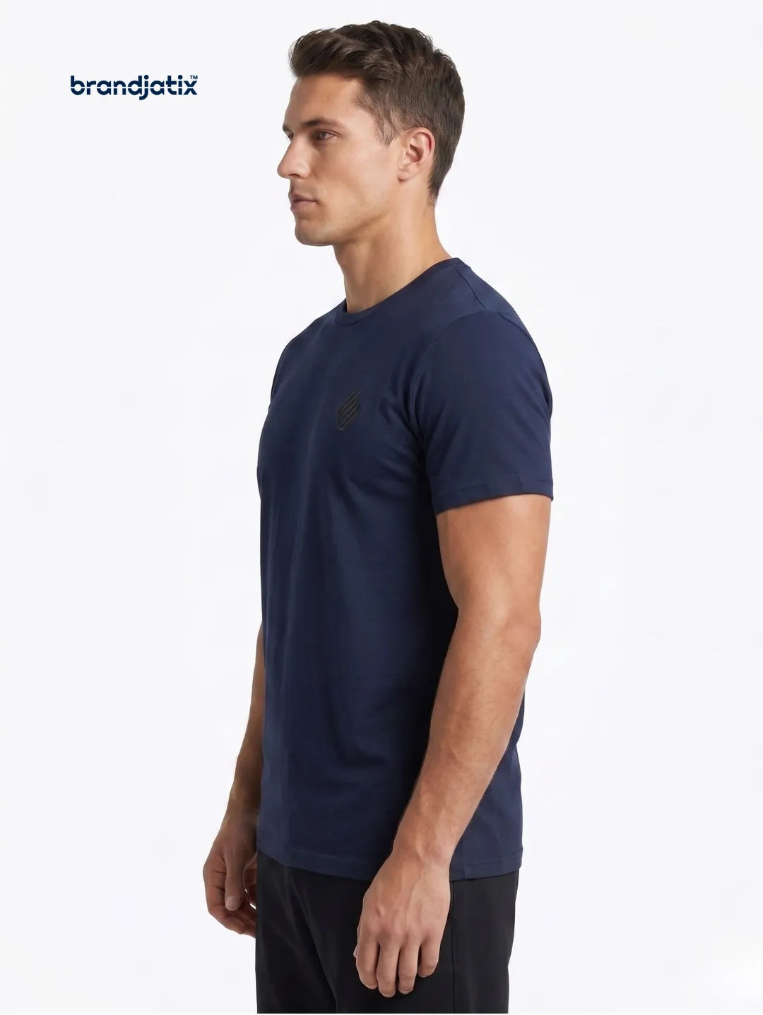 Enzo Men’s Regular fit T-Shirt – Navy Blue