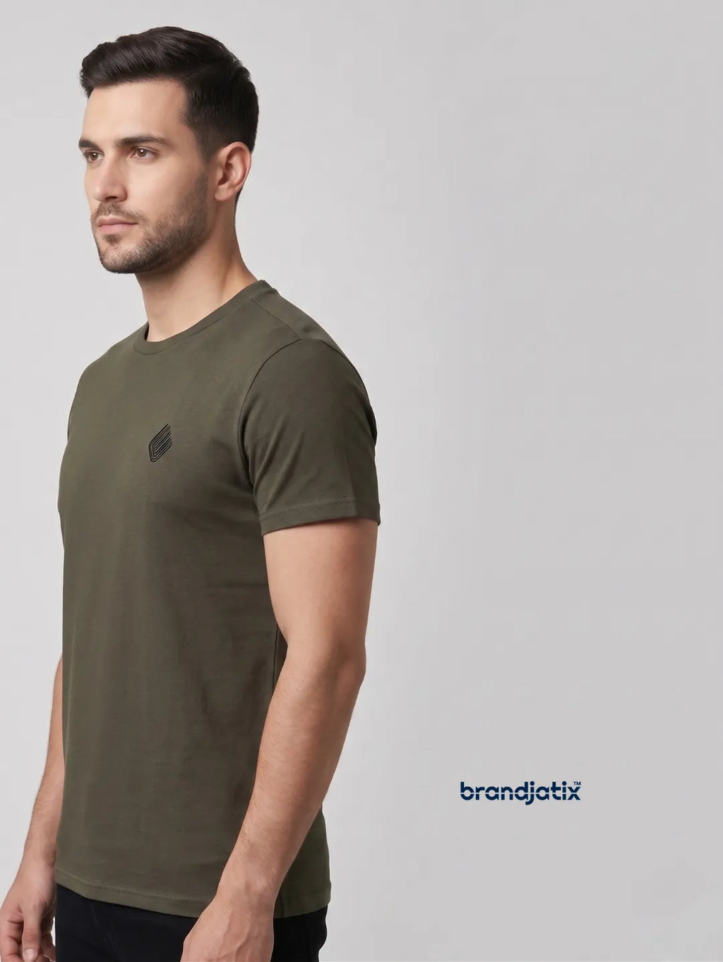 Enzo Men’s Regular fit T-Shirt – Khaki