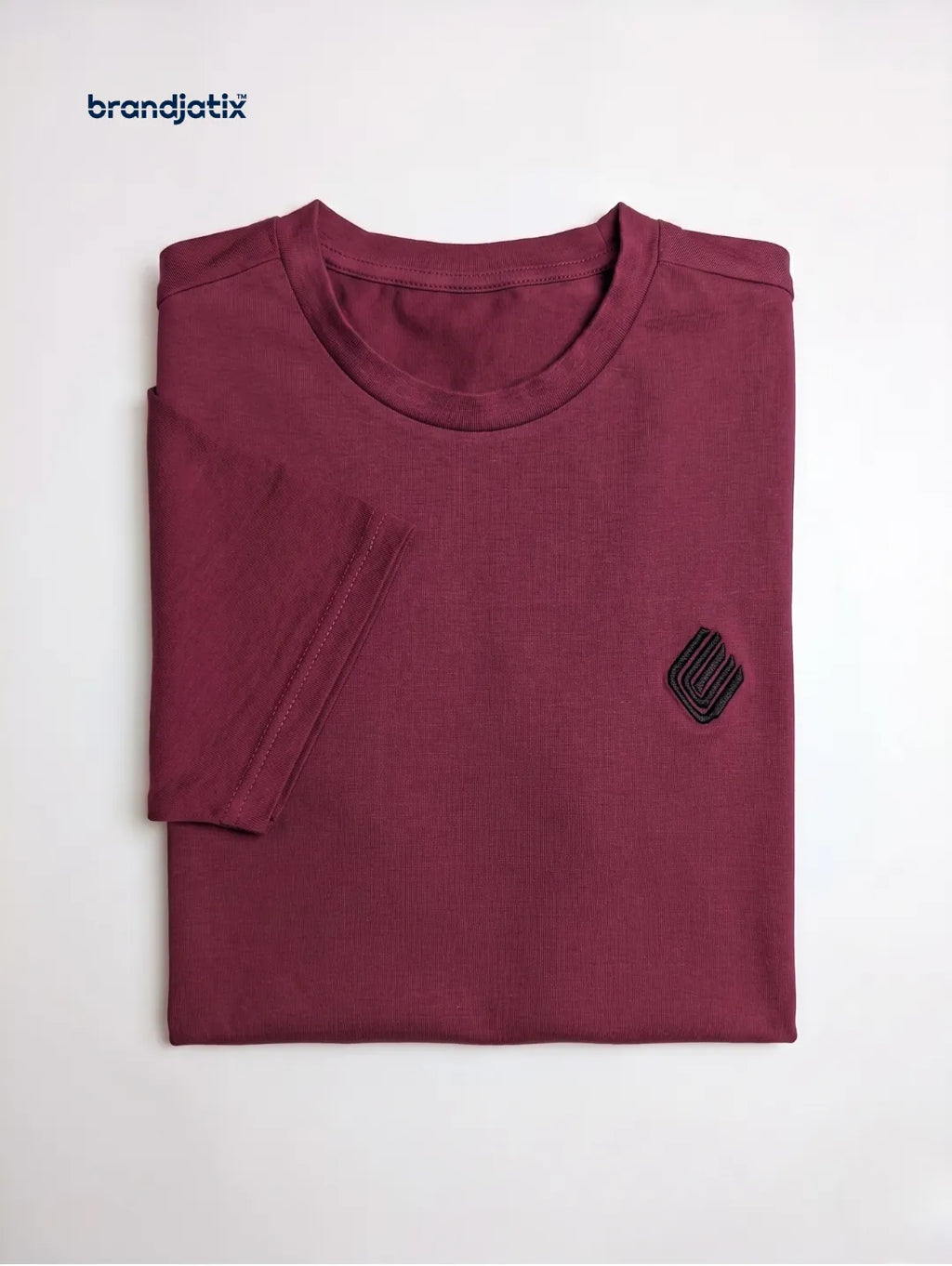 Enzo Men’s Regular fit T-Shirt – Maroon