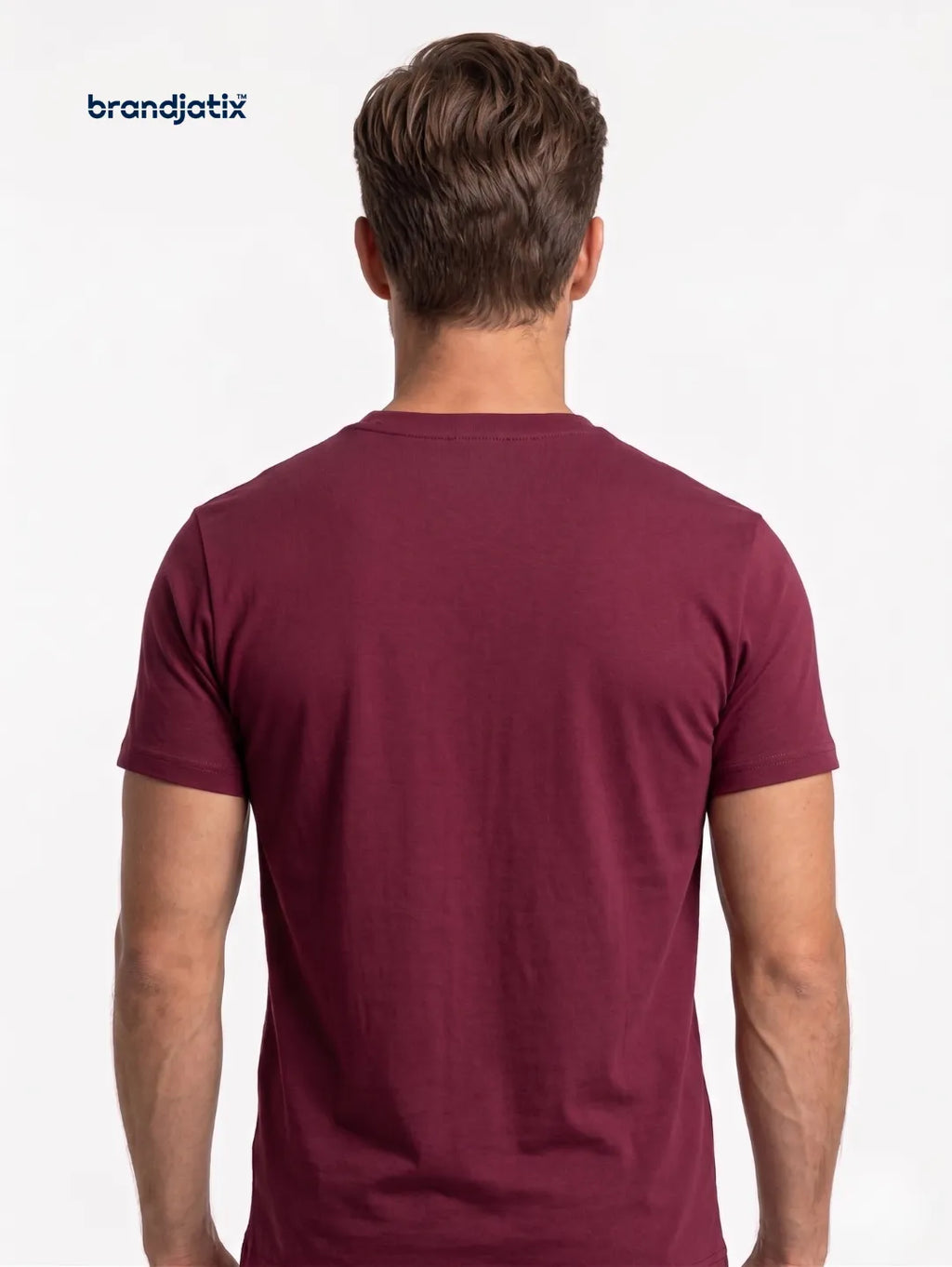 Enzo Men’s Regular fit T-Shirt – Maroon