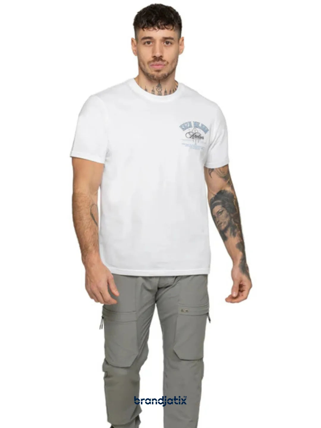 Enzo Edmondo Atelier Print Men's T-Shirt - White