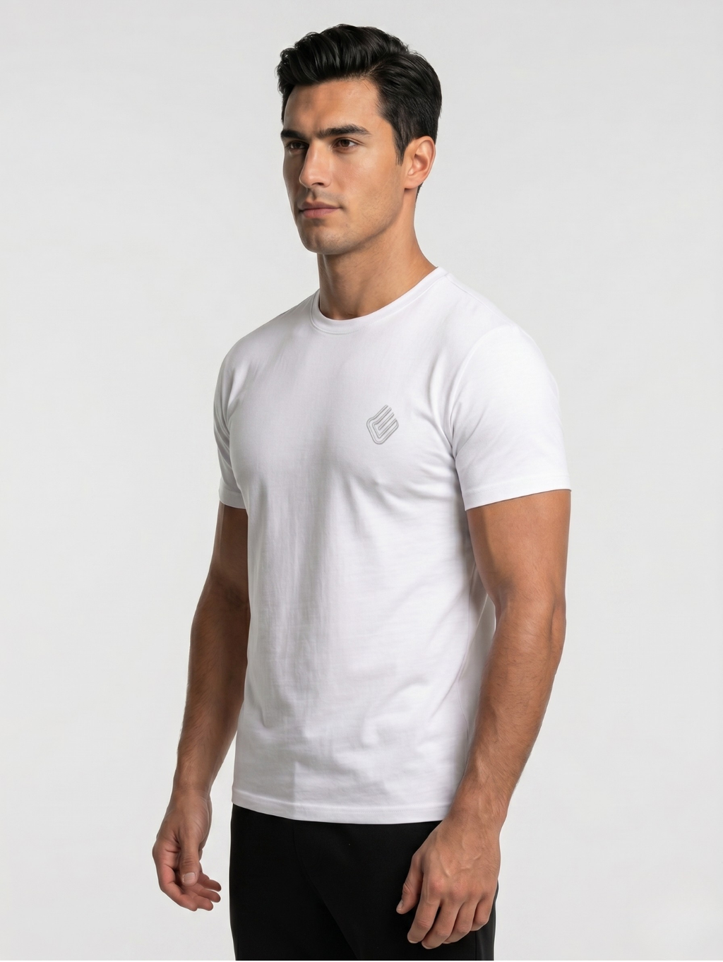 Enzo Men’s Regular fit T-Shirt – White