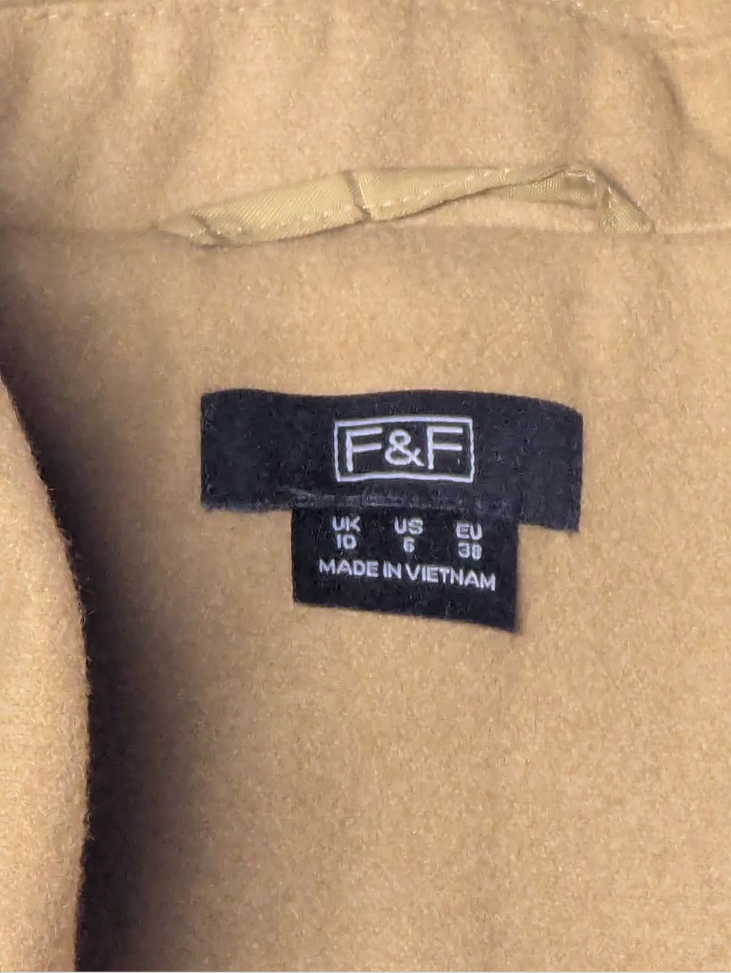 F&F Women's Wool Short Coat