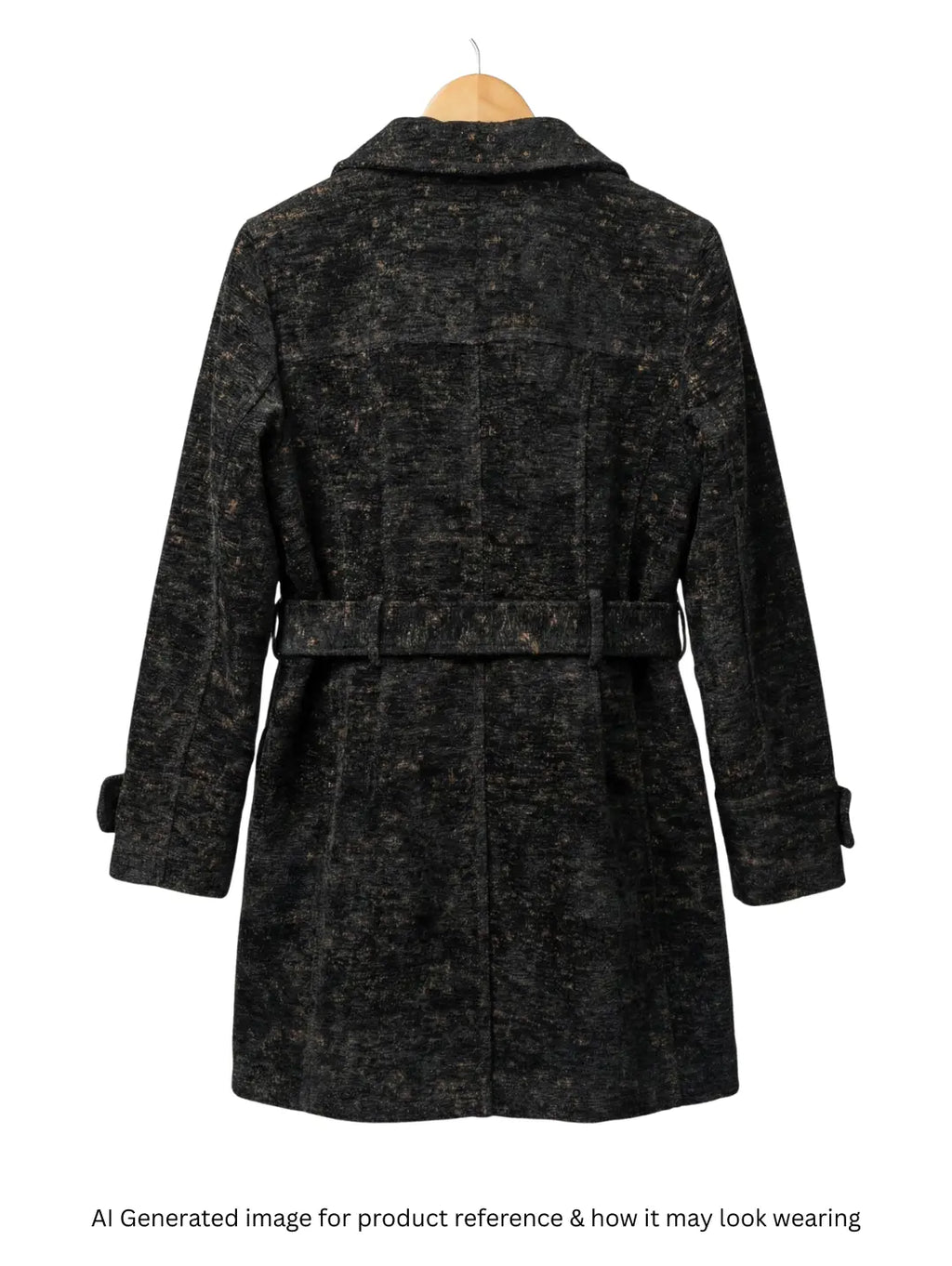 Foglie Rose Women Mid Long Coat