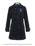 Foglie Rose Women Mid Long Coat