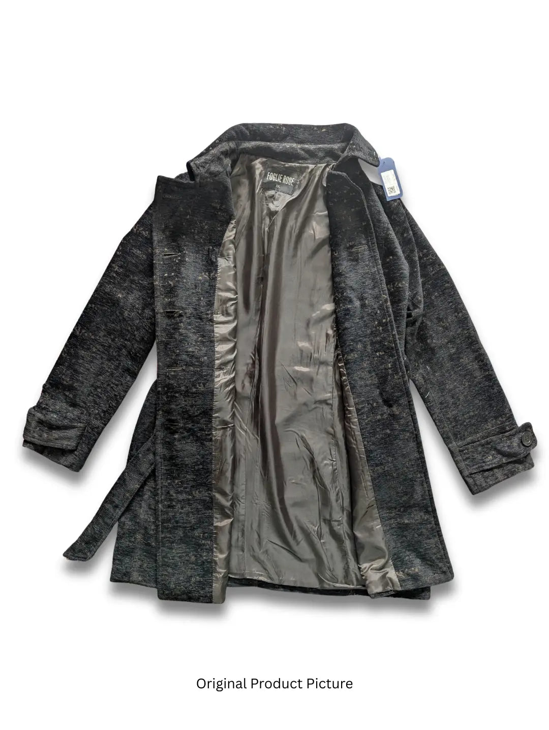 Foglie Rose Women Mid Long Coat