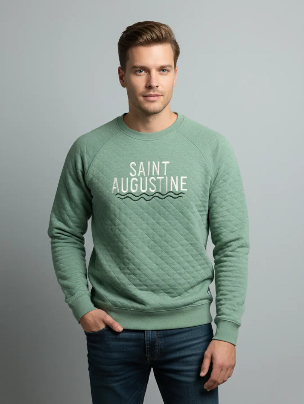 Men’s Quilted Saint Augustine Sweatshirt