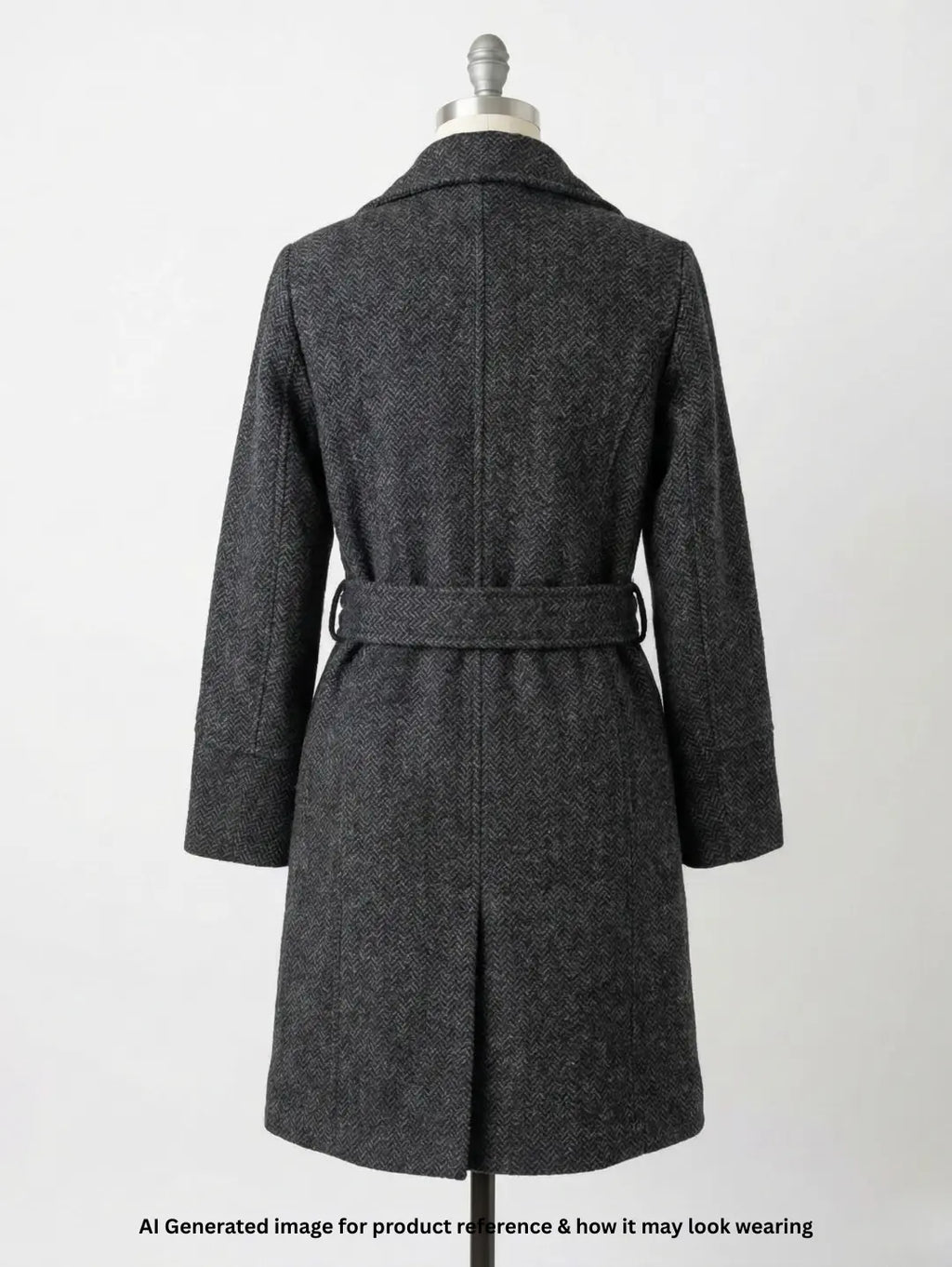 Grey Wolf Women Mid Long Coat