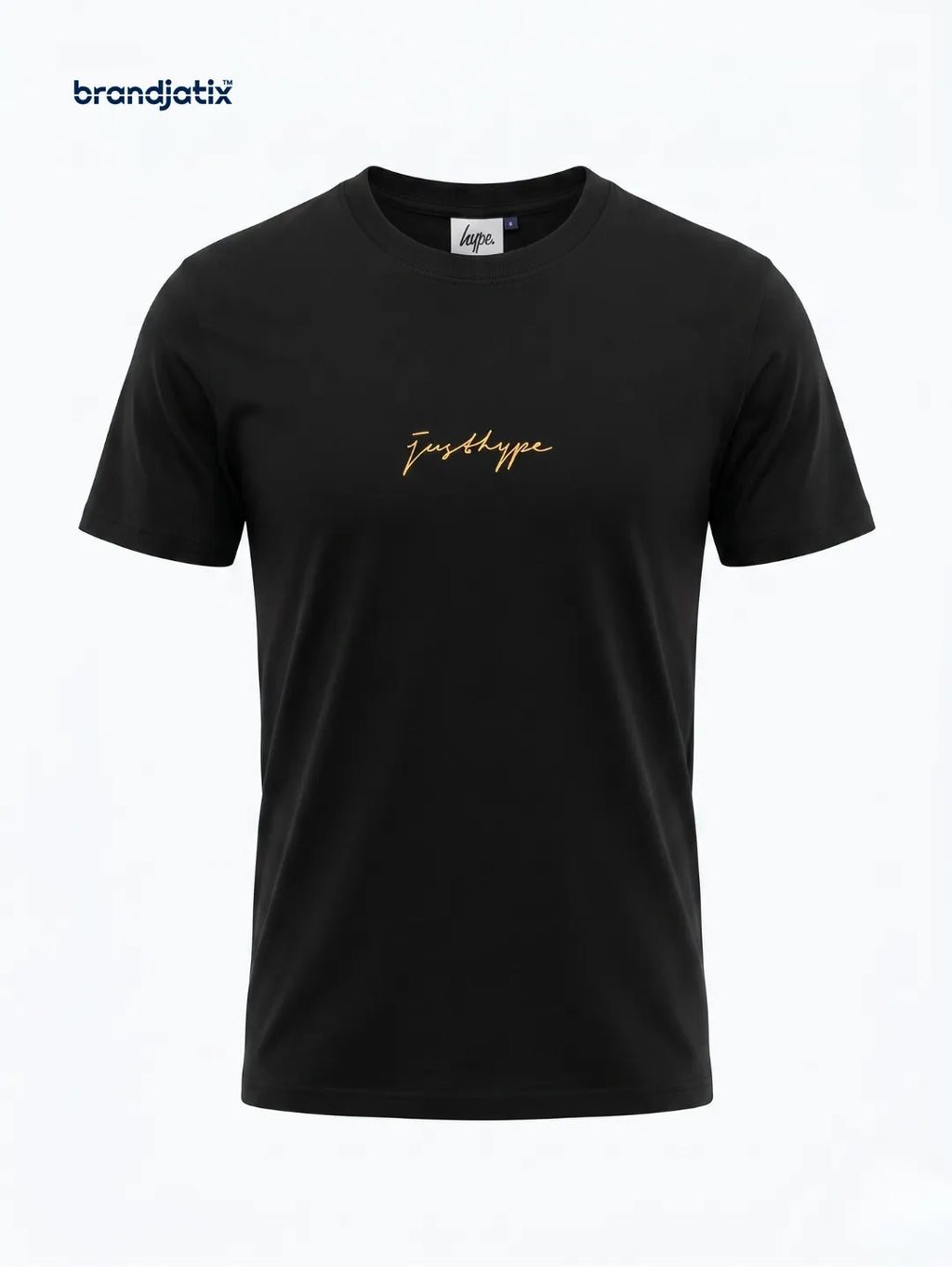 JustHype Men’s Essential Script T-Shirt | Black