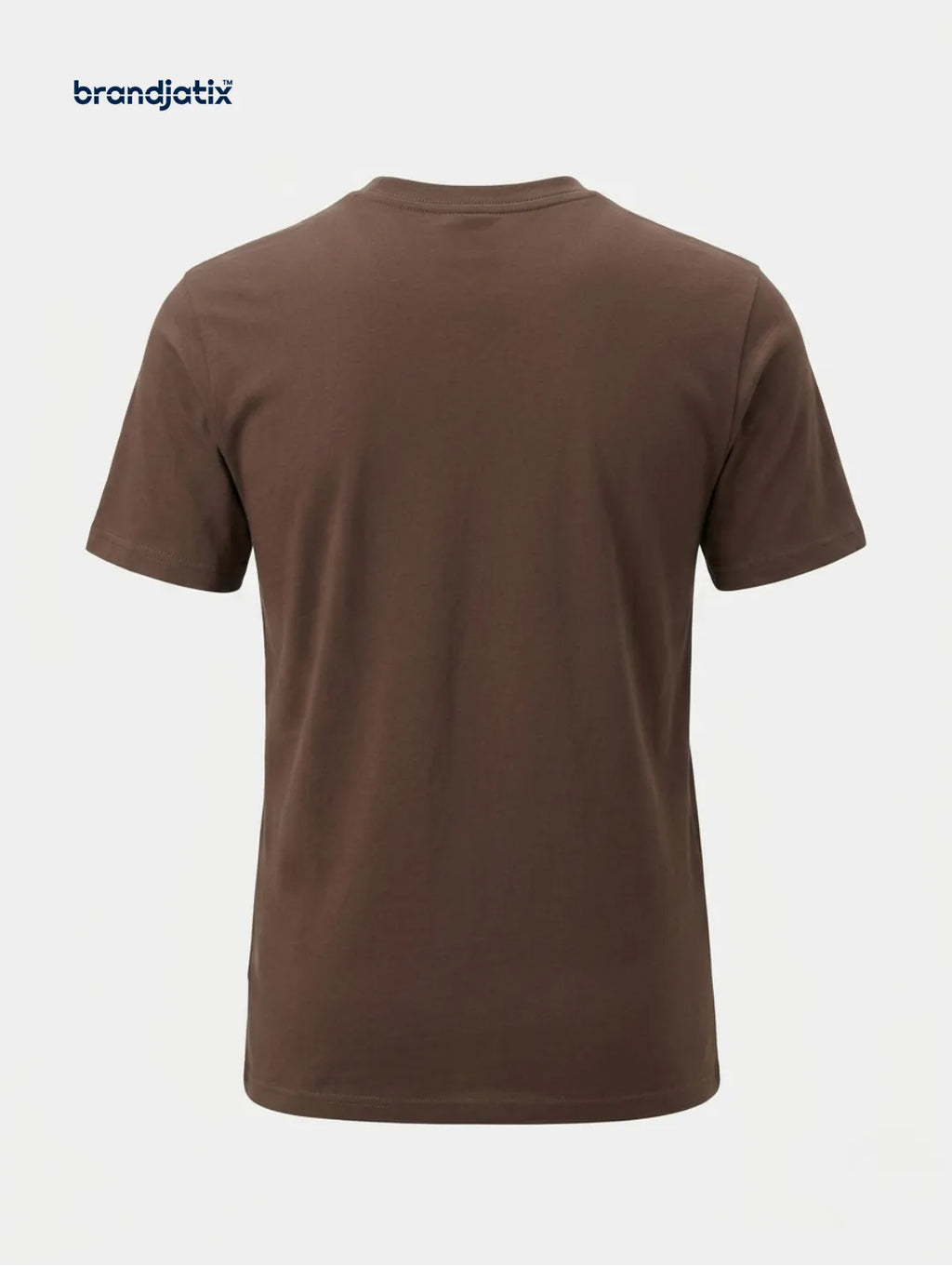 JustHype Men’s Essential Script T-Shirt | Brown