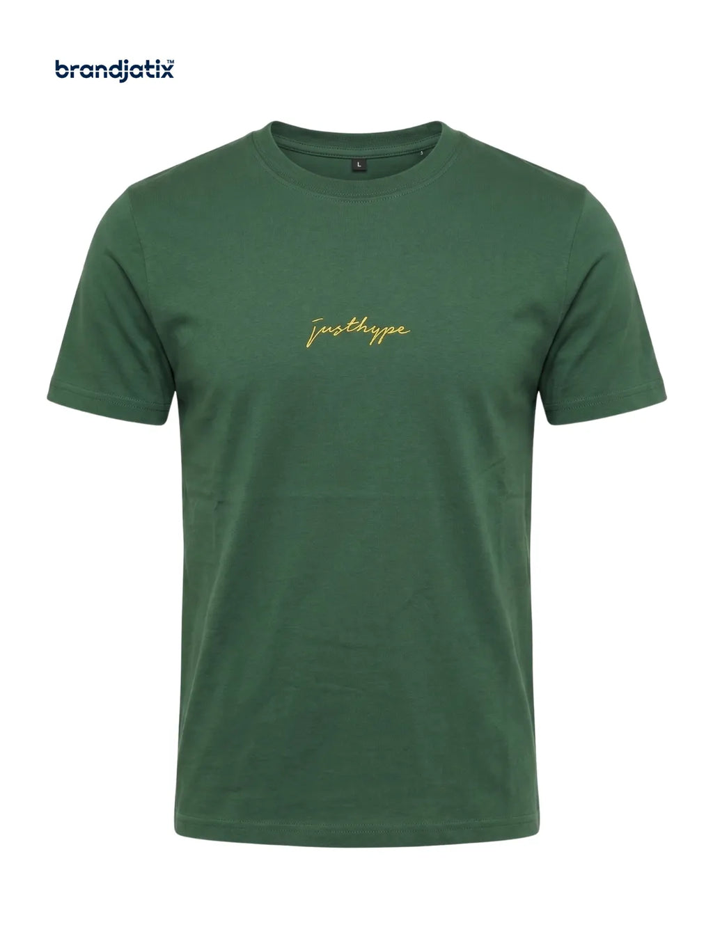 JustHype Men’s Essential Script T-Shirt | Green