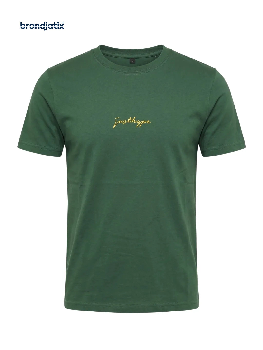 JustHype Men’s Essential Script T-Shirt | Green