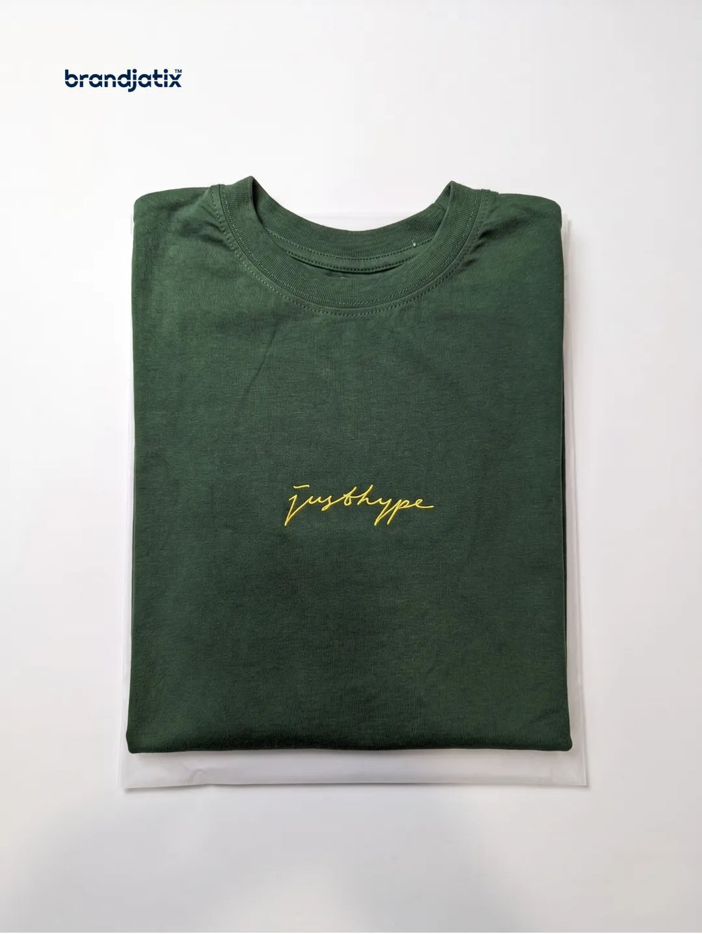 JustHype Men’s Essential Script T-Shirt | Green