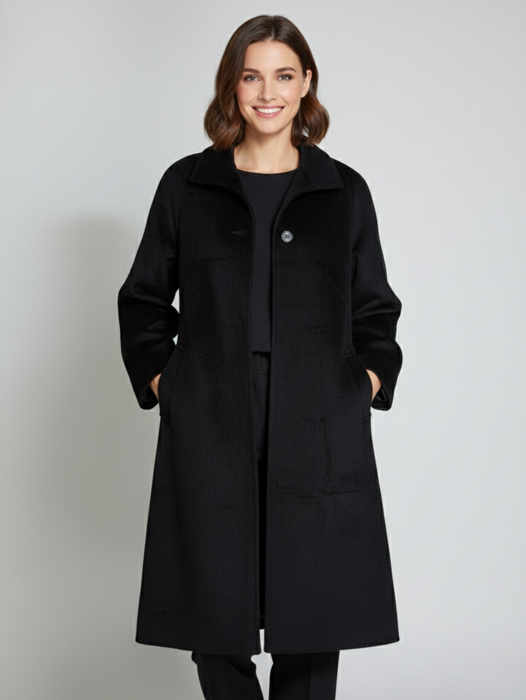 JNY Women's Wool Long Coat