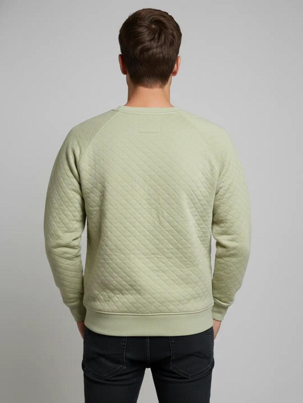 Men's Quilted Sweatshirt Juneau Alaska Embroidered