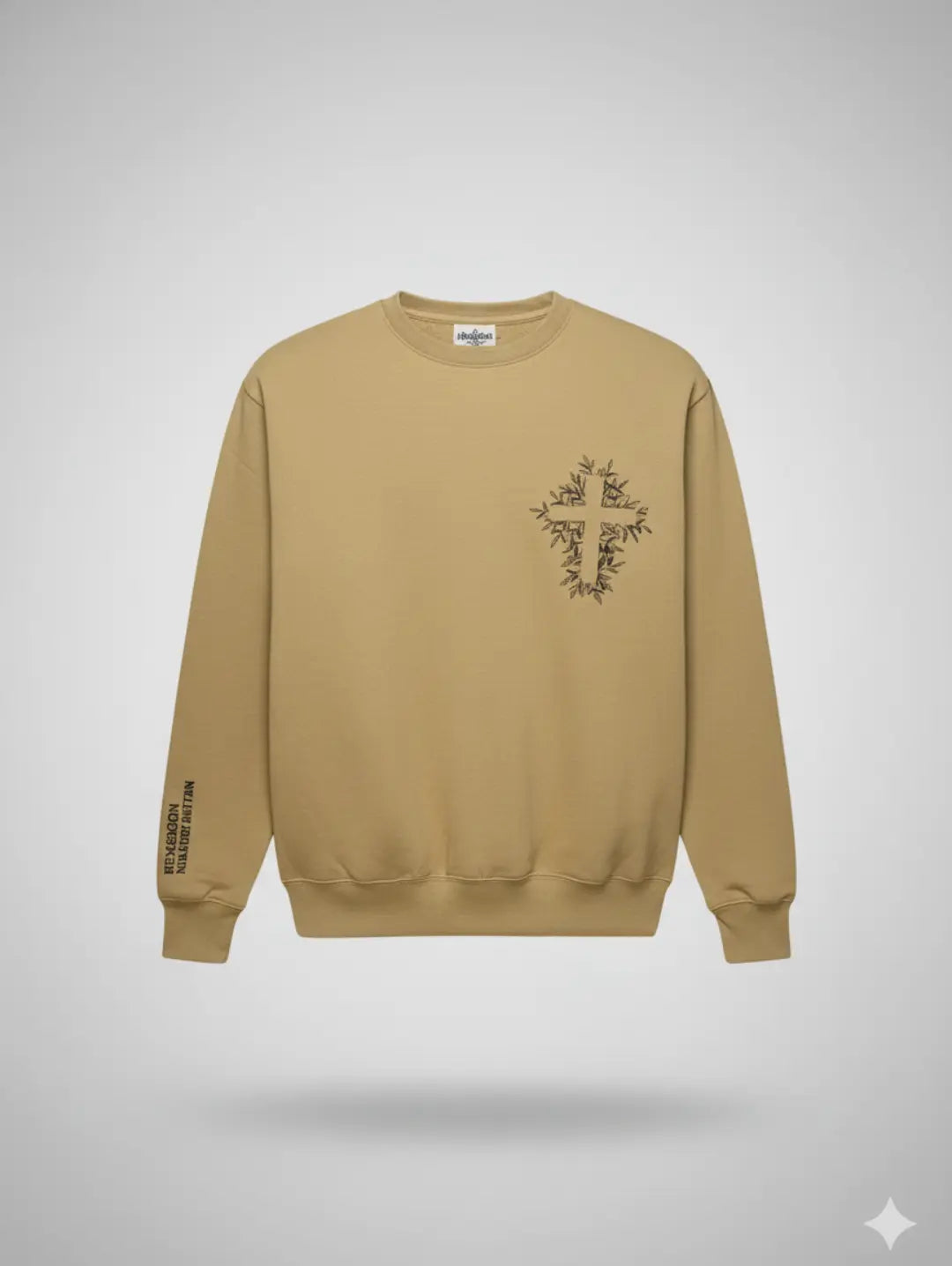Men's Sweatshirt Cristian Cross Embroidery