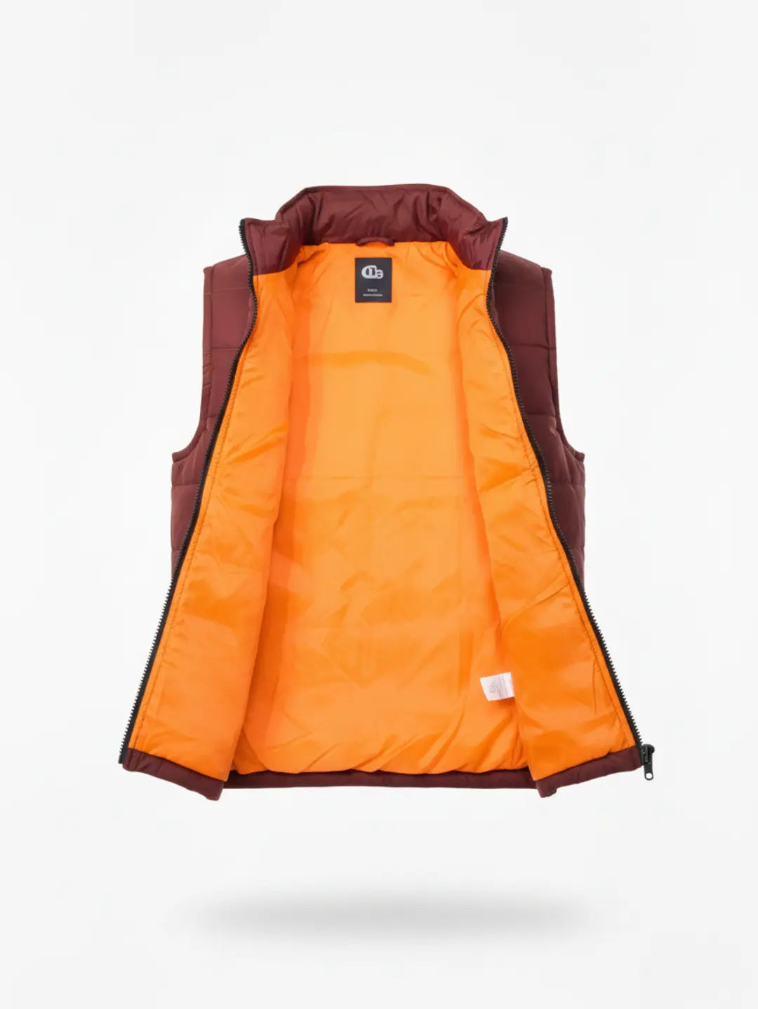 JB Men's Sleeveless Puffer Maroon Jacket