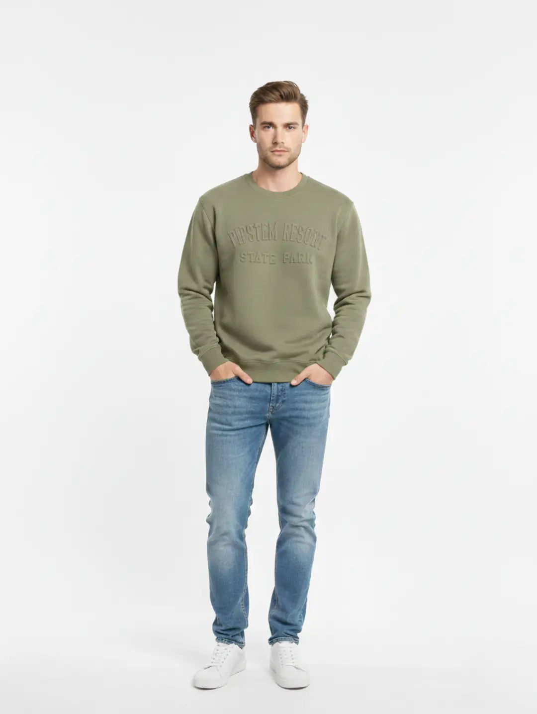 Men’s Pipestem Resort Embossed Sweatshirt
