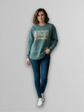 Women's Quilted Sweatshirt Nucor Embroidery