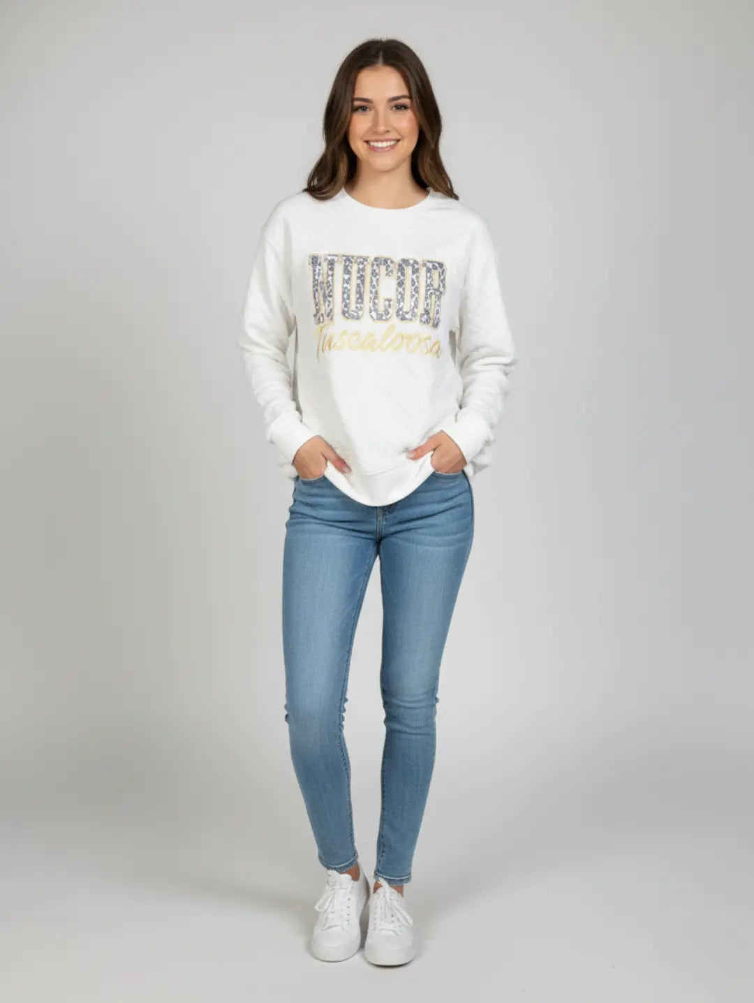 Women's Quilted Sweatshirt Nucor Embroidery