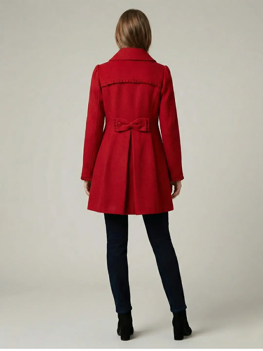 Rewind Women Mid Long Coat