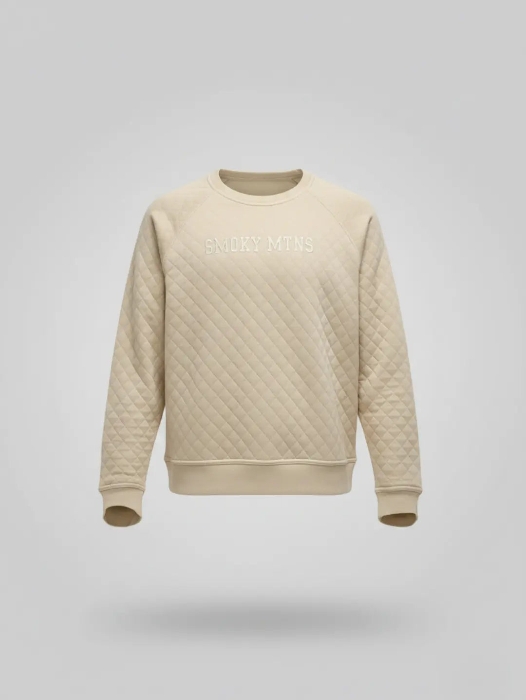 Men's Quilted Sweatshirt Embroidered