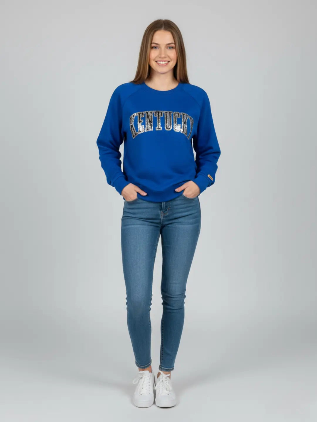 Women's Fleece Sweatshirt Blue