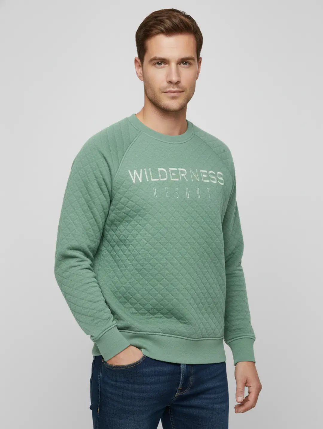 Men’s Quilted Wilderness Resort Sweatshirt