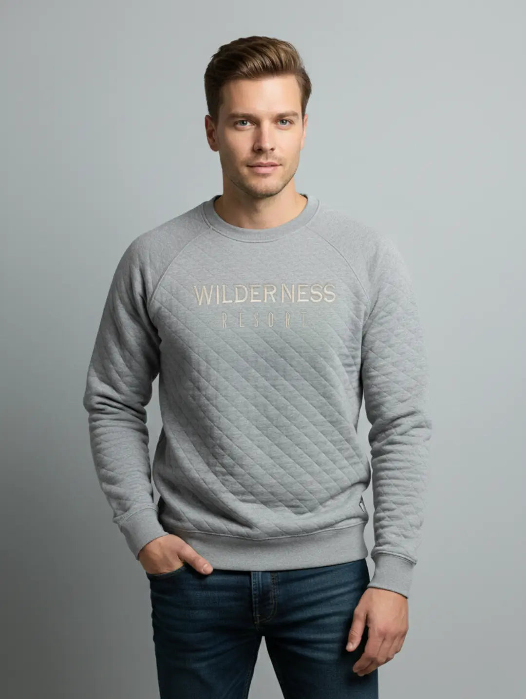 Men’s Quilted Wilderness Resort Sweatshirt