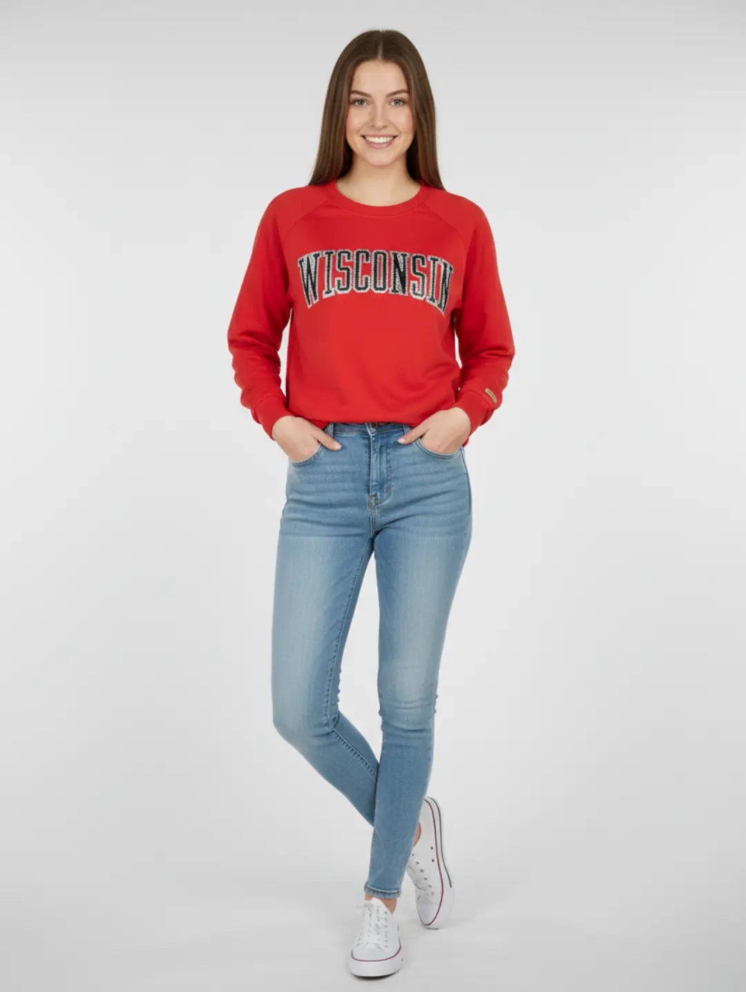 Women's Fleece Sweatshirt Red