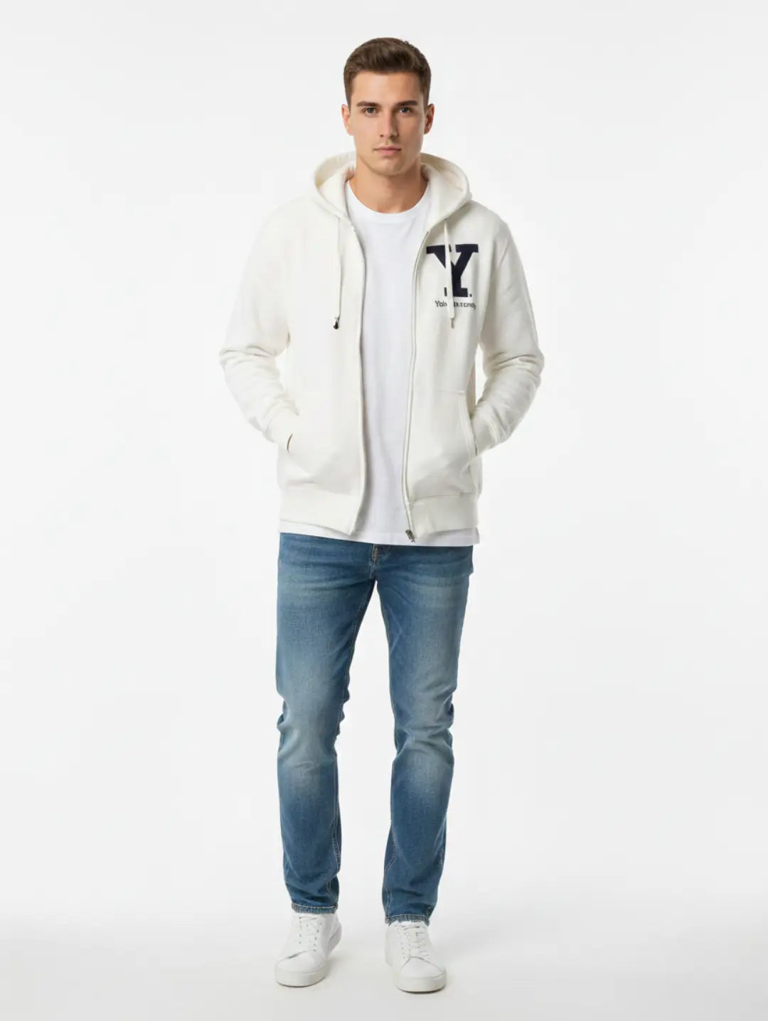 Men's Yale University Zipper Hoodie