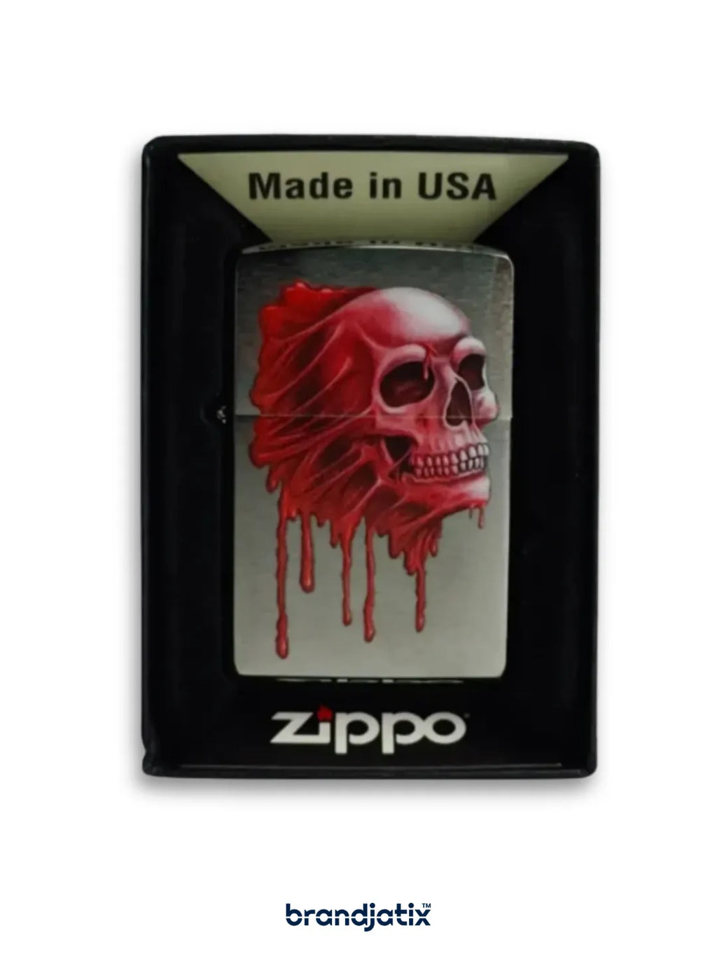 Original Zippo Lighter | Dripping Red Skull-Model 49603 | Made in USA
