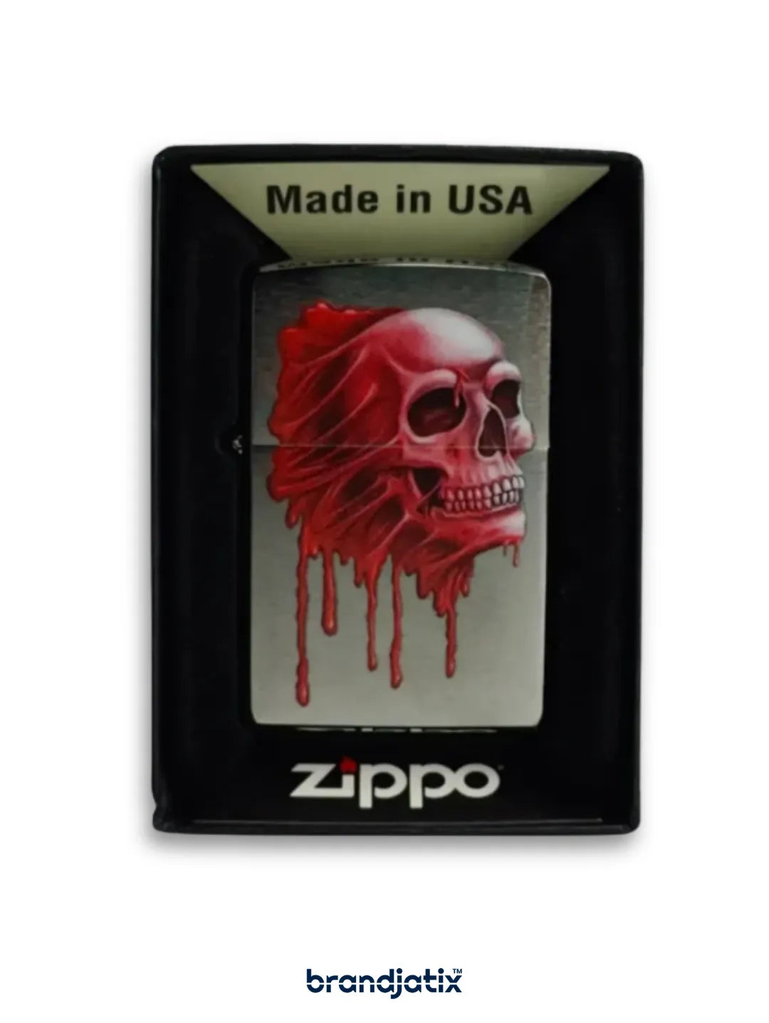 Original Zippo Lighter | Dripping Red Skull-Model 49603 | Made in USA
