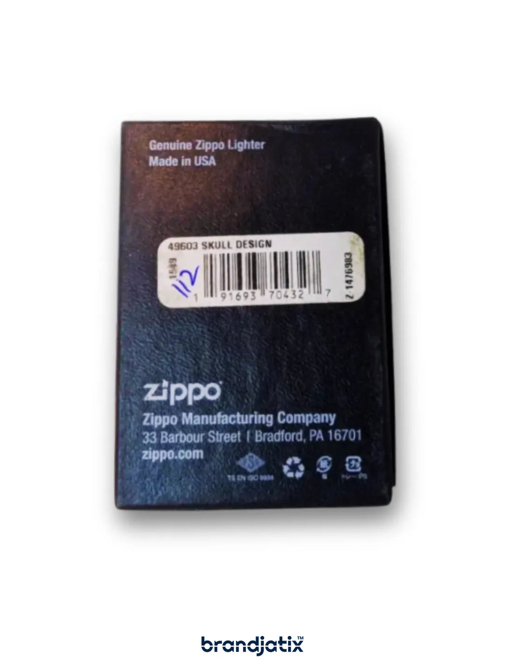 Original Zippo Lighter | Dripping Red Skull-Model 49603 | Made in USA