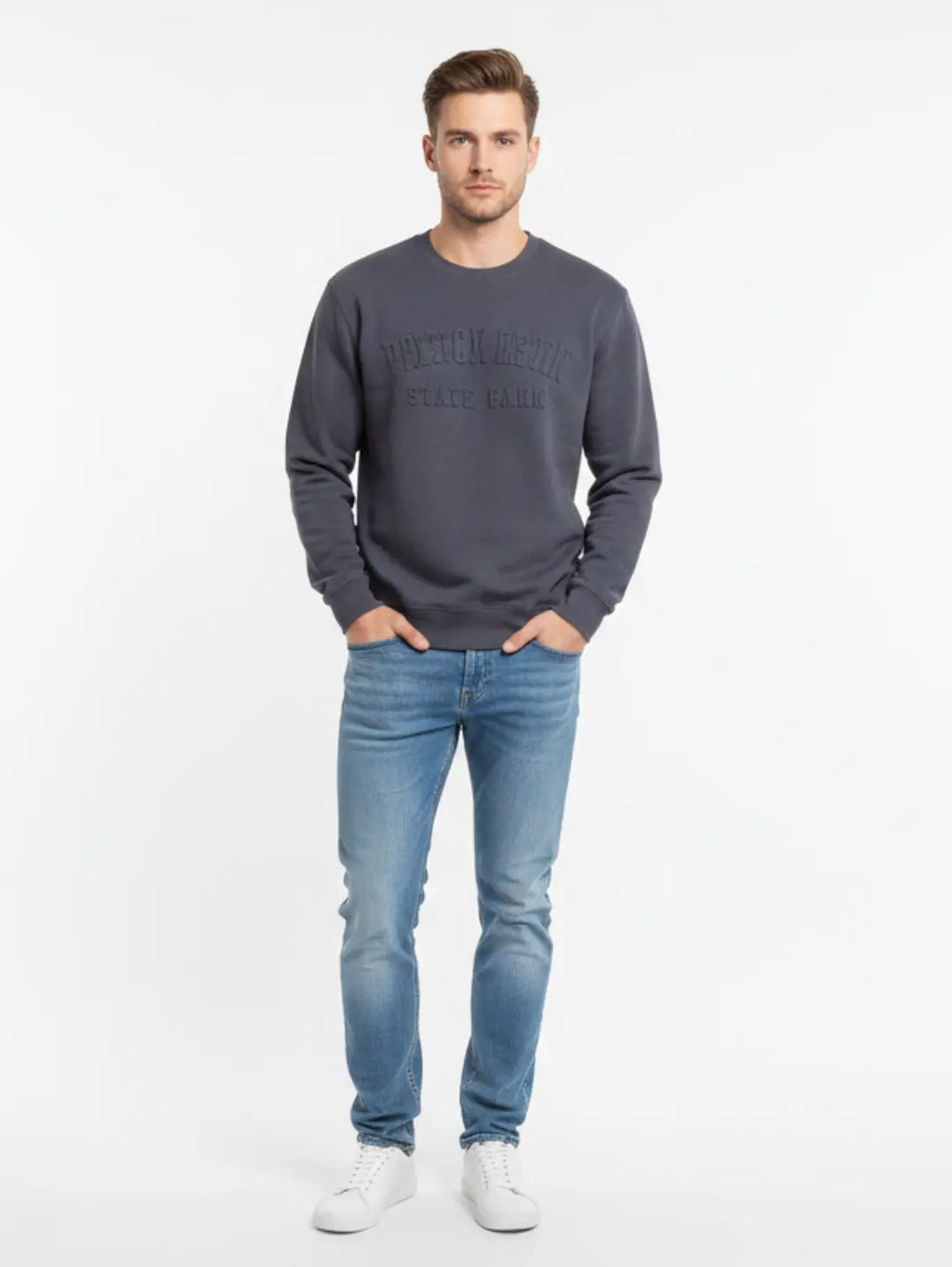 Men’s Pipestem Resort Embossed Sweatshirt